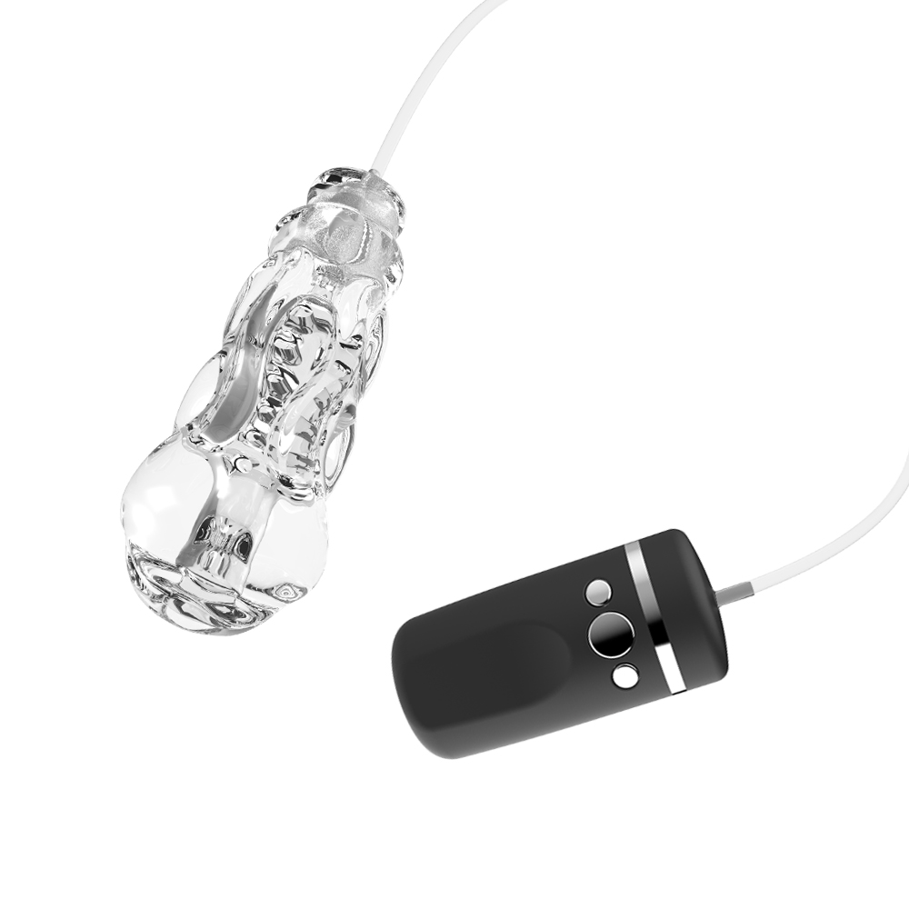 LG-115C口交器男用自慰器透明智能震动吮吸