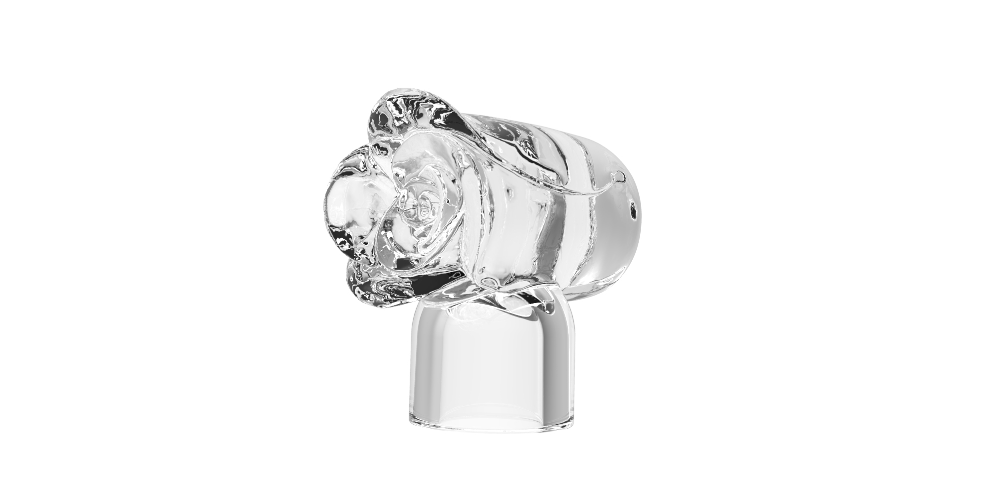 Vibration rod head cover